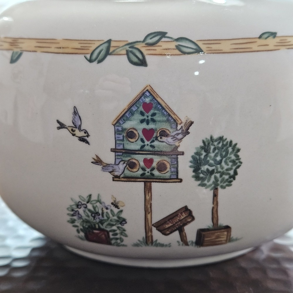 Thomson Pottery Birdhouse Teapot w/Lid Ceramic Cottagecore Kitchen Replacement - Picture 2 of 6